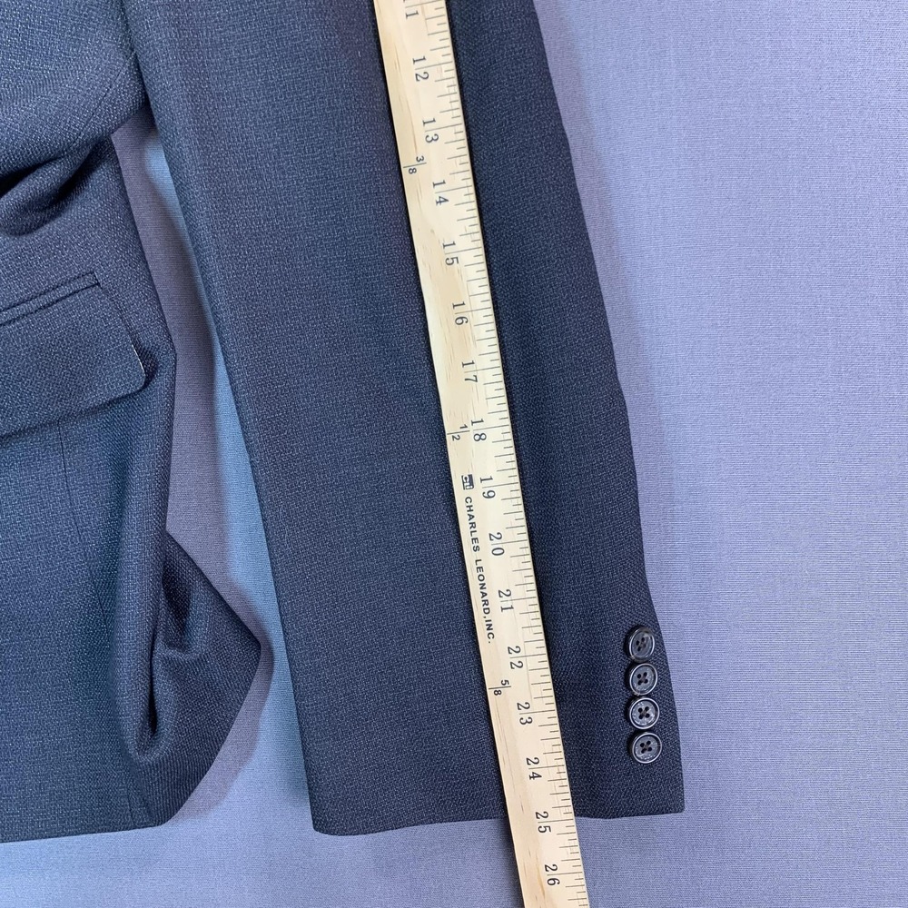 Lauren Ralph Lauren Blazer Mens 46R Gray Polyester Paisley Lined Sport Coat - Picture 15 of 16